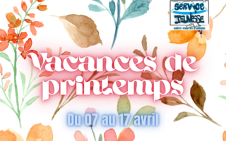 Lire l\article : Vacances scolaires de printemps : demandez le programme du PIAJ !
